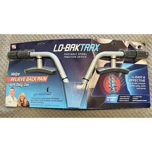 LO-BAK TRAX Portable Spinal Traction w/ CD DECOMPRESS Sciatica Low Back Pain NEW
